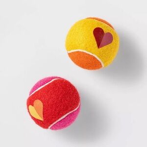 Boots and Barkley Target Colorful Heart Pet Tennis Balls